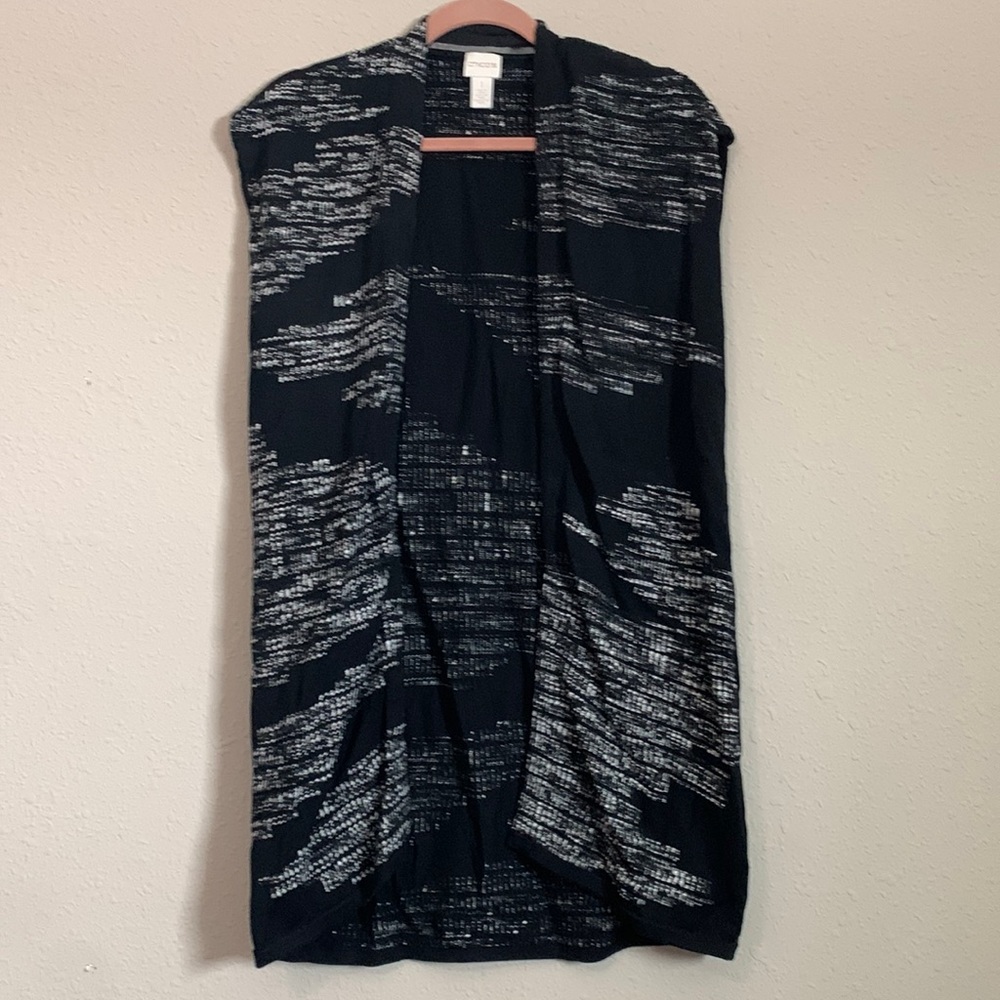 Chicos Sleeveless Cardigan - Picture 1 of 3